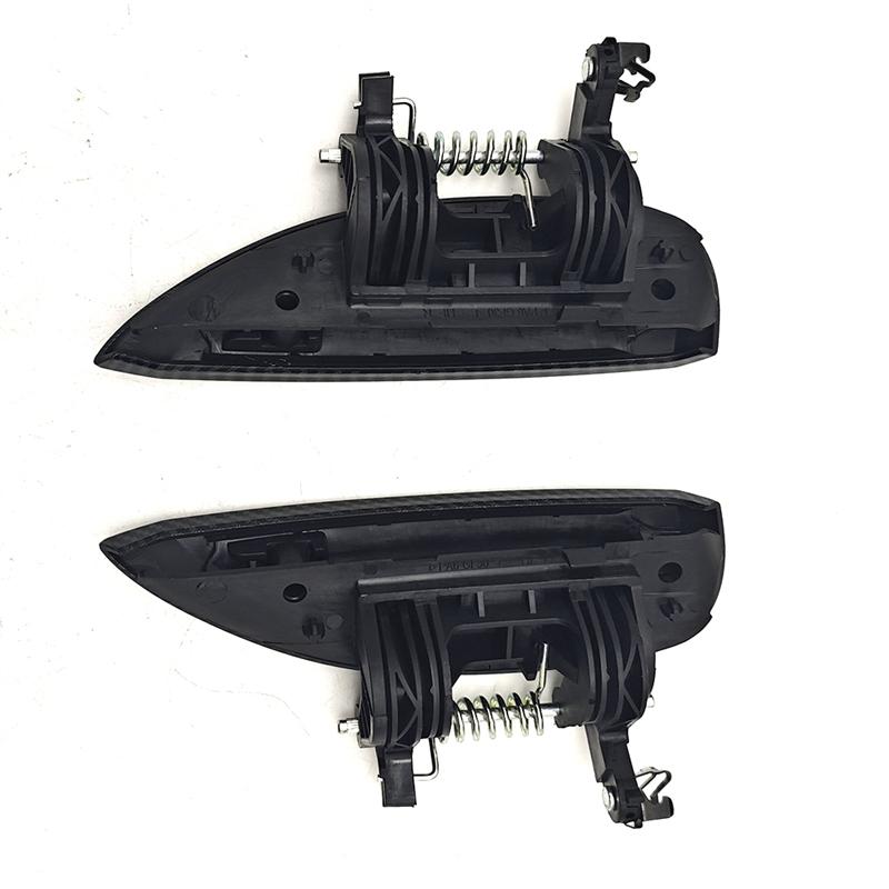 

For Dacia Sandero Logan MK2 806070421R 806067028R 1 Pair Car Rear Exterior Door Handle For Renault Clio Symbol MK3 Carbon Fiber Pattern