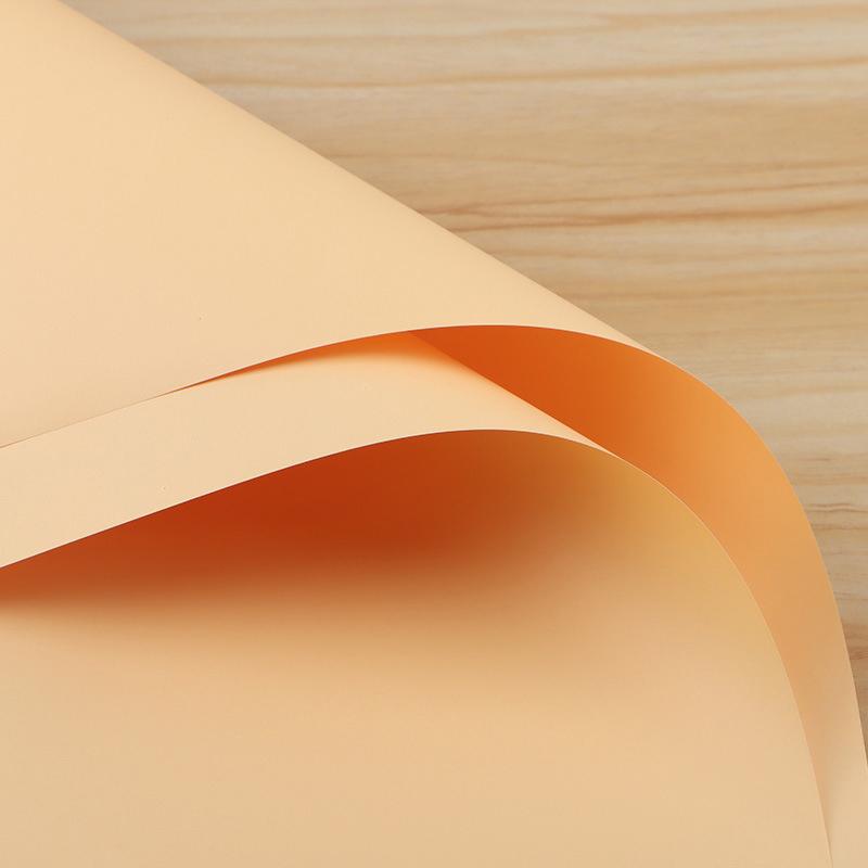 55x55cm Flower Wrapping Paper Foggy Waterproof Packing Festival Bouquet DIY Material Translucent Solid Color Decoration Paper