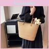 Colorful Woven Straw Tote Bag Fashionable Women's Handbag 2023 New Style Summer Shoulder Bag