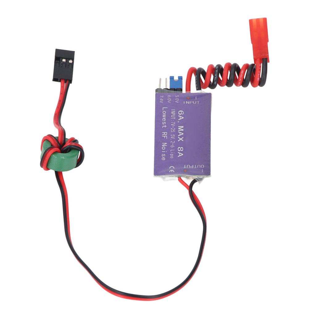 UBEC Voltage Regulator External Regulator Module for RC Helicopters 7-25.5V Battery Pack Input 5V 6V