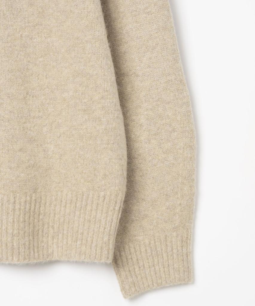 MILLO ARCHIVE Crop Silhouette Knit [Melange Beige] (Type B)