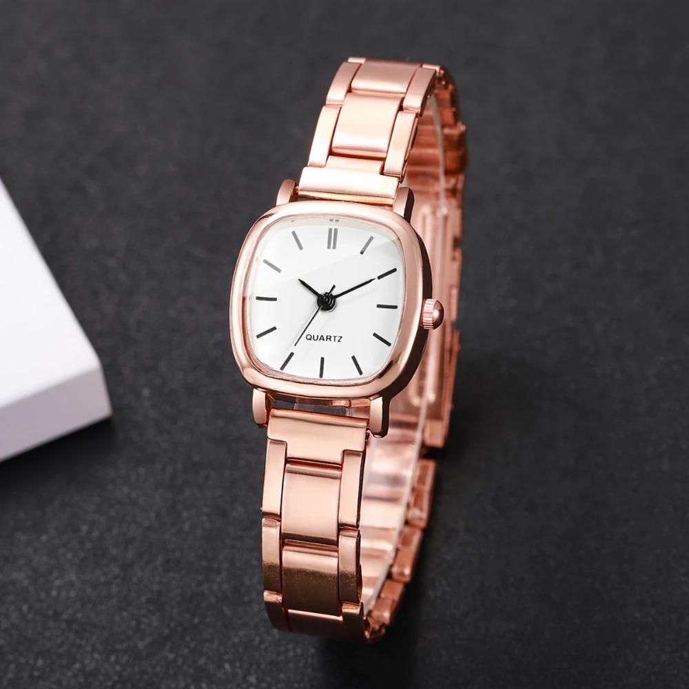 Versatile Luxury Wrist Watches Square Small Dial Womens Quartz Wristwatch Ladies Bracelet Watch