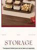 Transparent Snack & Nut Storage Box for Living Room