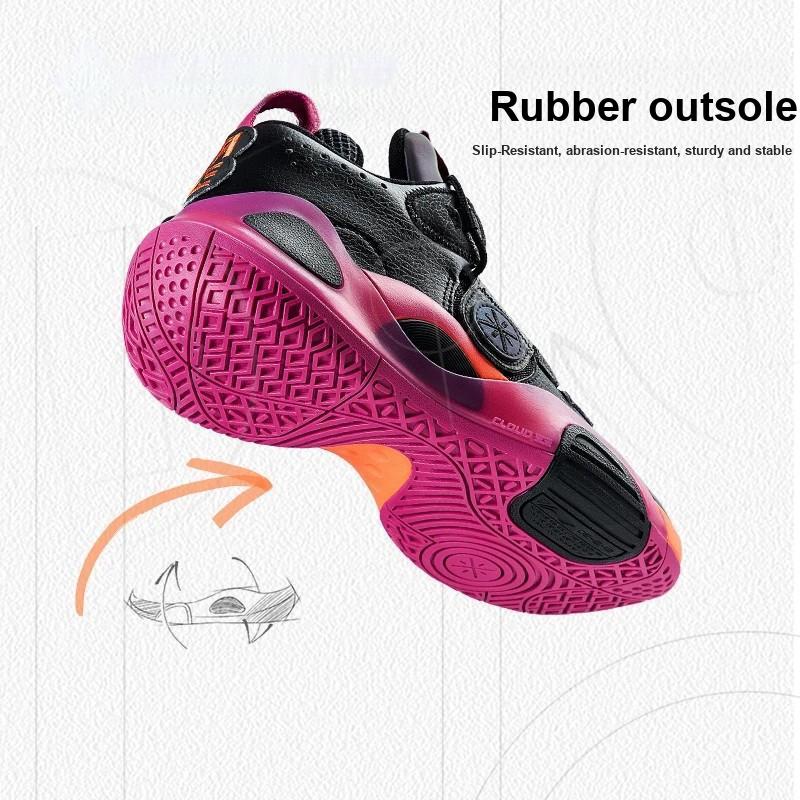 Li Ning All City 8 Cloud Non-Slip Wear-Resistant Rebound Breathable Lightweight Shock Absorption Low-Top Basketball Shoes YKBS114-41