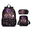 Murder Drones 3-teiliges Set Rucksack 47cm/18.5inch Großer Fassungsvermögen Rucksack Umhängetasche Federmäppchen Schultaschen für Jungen Mädchen Bestes Geschenk