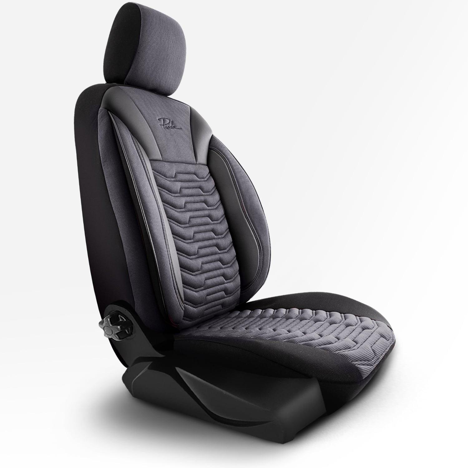 

ЧЕХОЛ АВТОКРЕСЛА ИЗ ТКАНИ ПИКЕ PARIS SERIES Черный Серый