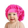 European and American popular wide-sided elastic streamer nightcap, children's bow solid color round hat home hat JDKB-21B