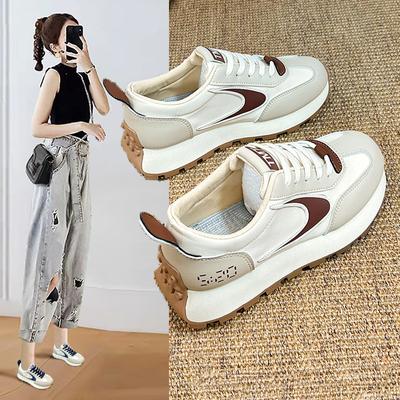 Cortez Women's Spring New Student Running Sports All-Matching Heightened Daddy Shoes