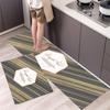 1Pcs Anti Fatigue Kitchen Rugs, OneHouse Marble Print Waterproof Non-Slip Thick Cushioned Kitchen Mat Heavy Duty Comfort Standing Mat for Kitchen