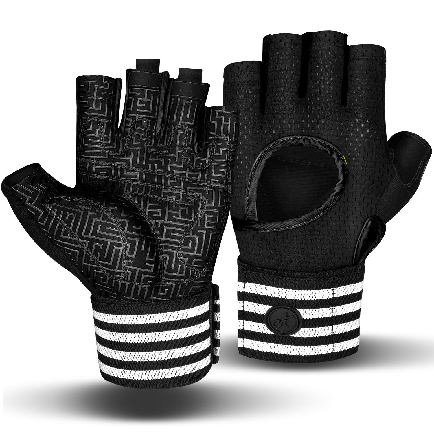 

Fitness Gloves Breathable Non-slip Strength Training Workout Fitness Weightlifting Gloves Pull-ups Weightlifting High Quality Practical Daily Use S