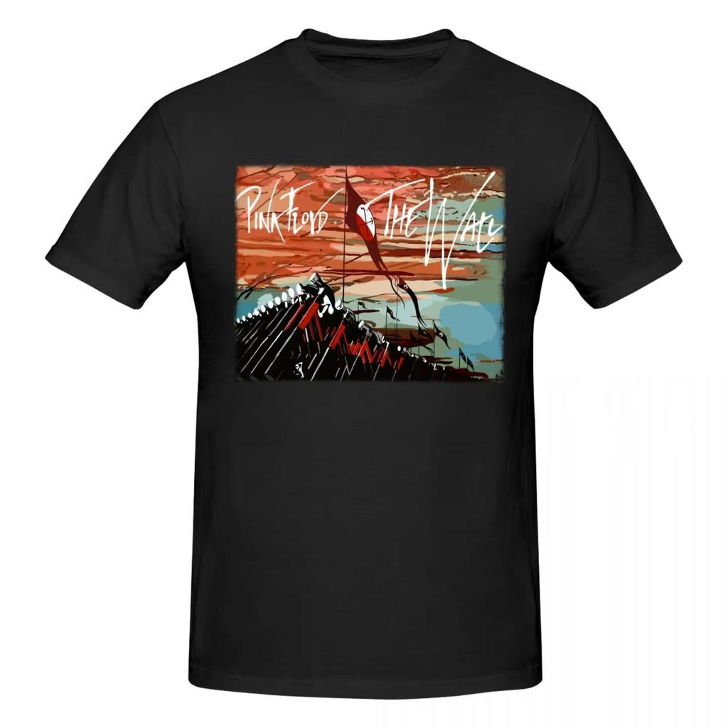 Grunge Vintage Pink Floyd T Shirts Graphic Y2K Anime Crewneck T Shirt for Men Women Clothing