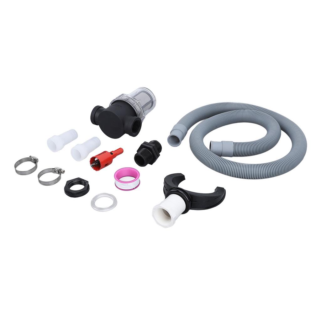 Rain Barrel Connector Kit Roof Rainwater Collector Rain Barrel Diverter With Filter Water Collection Hose Connection