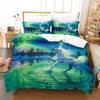 Horse Bedding Set Single Twin Full Queen King Men/women Size Bed Set Aldult Kid Bedroom Duvetcover Sets 3D Anime 041