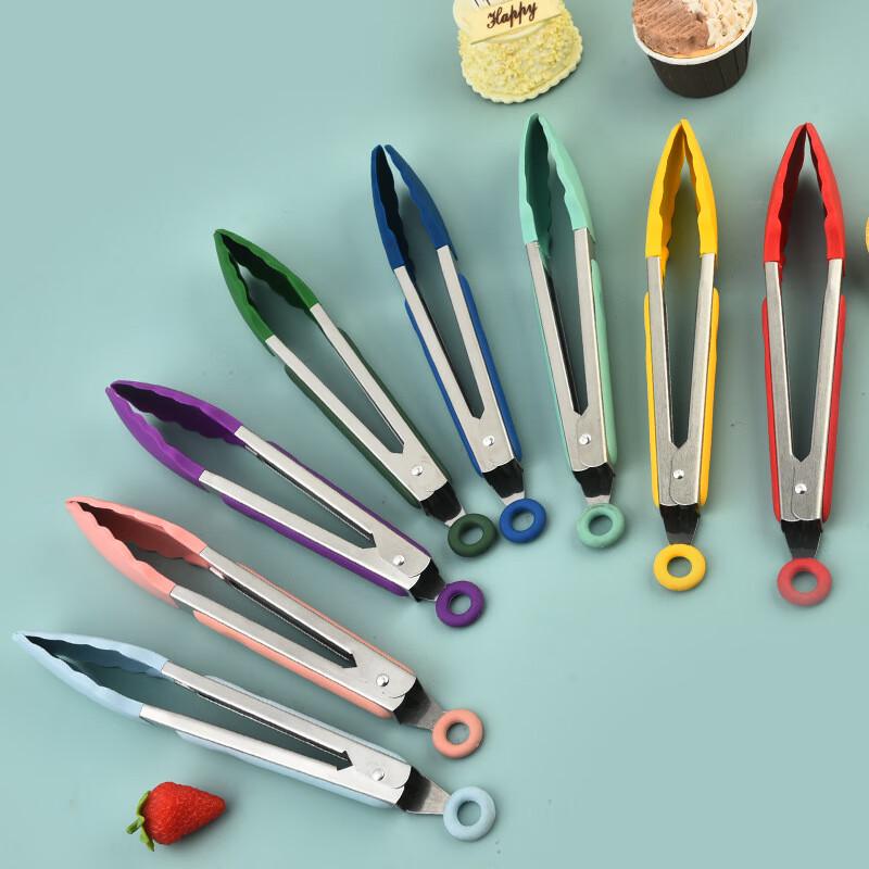 

Changbaosen 5-Piece Silicone Food Tongs Set