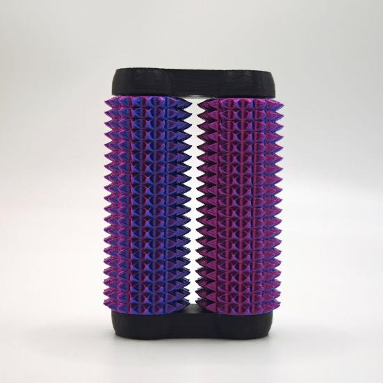 2Pcs 3D Printed Spiky Roller Fidget Toy Anxiety Stress Relief Kids Teens Adults Handheld Bumpy Rolling Massage Stick Portable