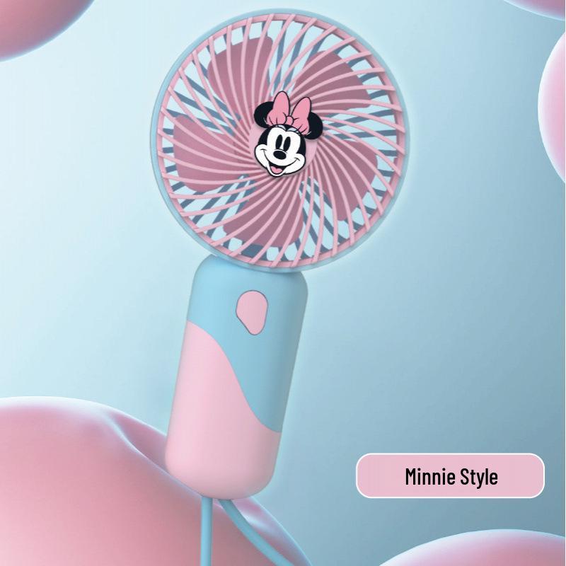 Three-Eyed Cartoon Portable USB Handheld Fan with Lanyard 500mAh