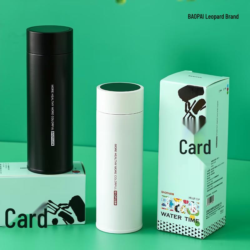 BAOPAI Smart Temperature Display Portable Vacuum Insulated Mug