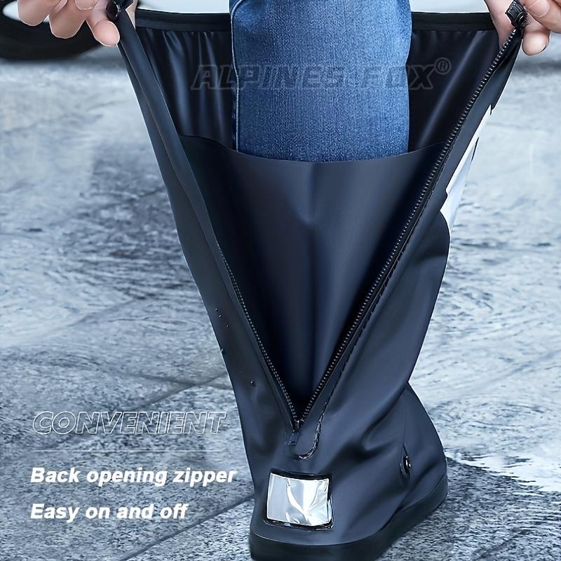 Motorrad Hochschaft Regenstiefel Wasserdicht Reflektierend Rutschfestes Schuhwerk Motorrad Radfahren Fahrrad Wiederverwendbar High-End Regenstiefel