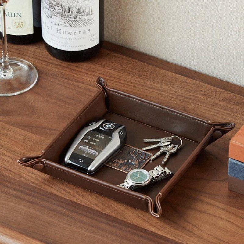 Antyczna Pusta Taca Kieszeń Opróżniania Przedpokoju Naczynie Valet Retro Wejście Uporządkowane Spodek Vintage Salon Klucze Monety Przechowywanie Talerze