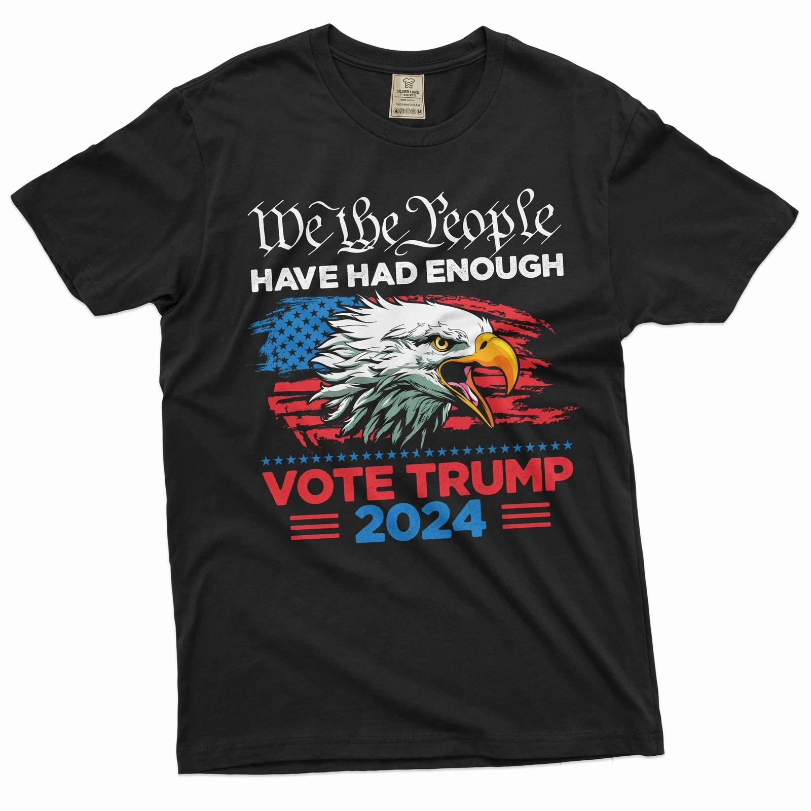 We The People Shirt USA Patriotic T-Shirt USA Eagle Shirt Vote Trump Shirt S