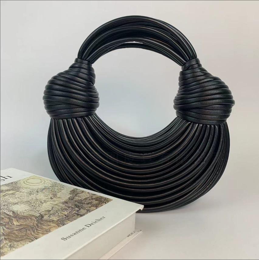 Handgefertigte vielseitige Nudel-Tasche für Herbst und Winter, Langer Schultergurt, Handtasche, Damen-Muschel Crossbody Bag