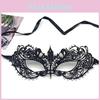 Party Costume Hollow Lace Mask With Water Diamond Decoration For Halloween