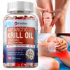 Ulei de Krill Antarctic 1000mg -cu Omega-3 EPA, DHA, Astaxantină și Fosfolipide