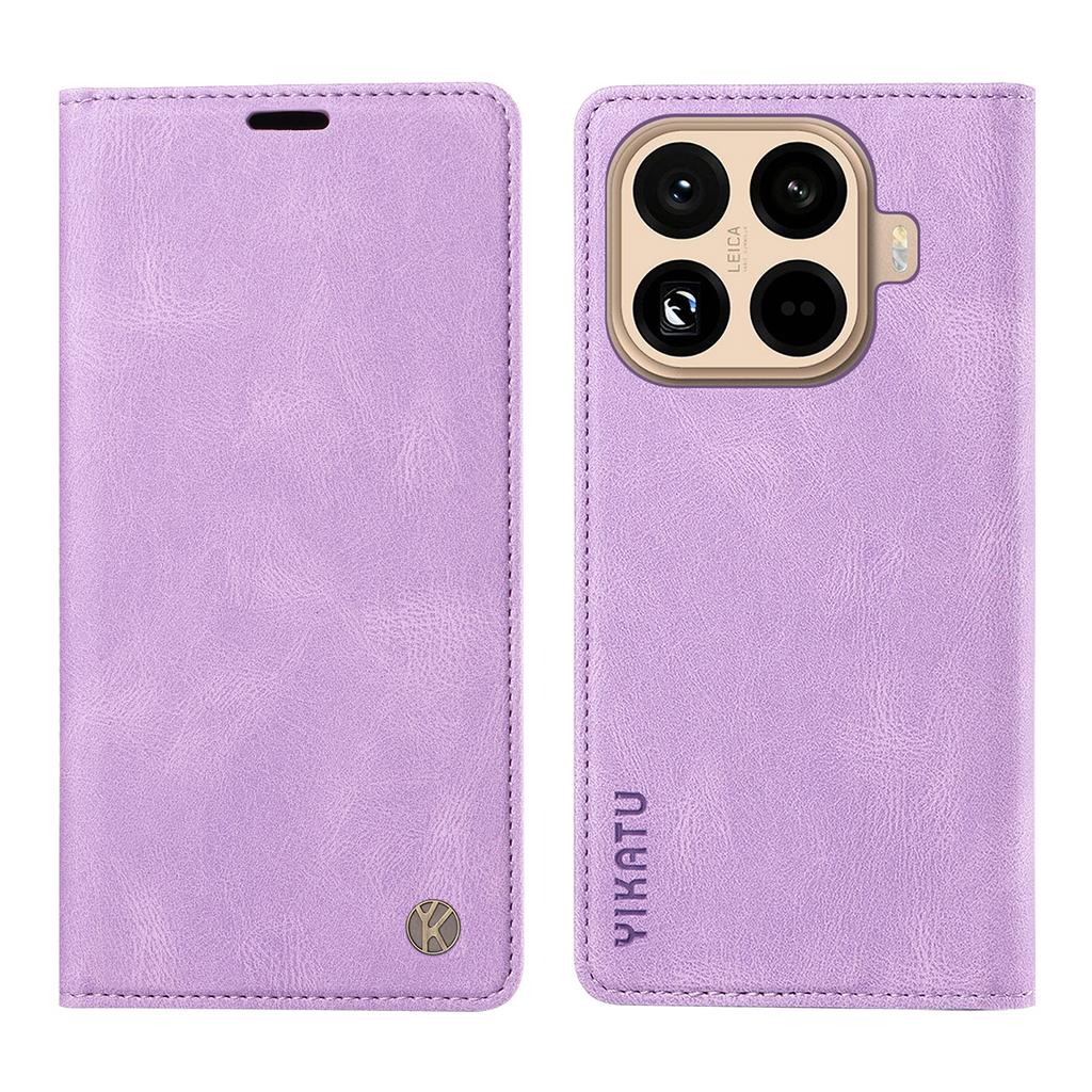 For Xiaomi 15T Pro Leather Cover YIKATU YK-004 Skin-Touch Wallet Phone Cases