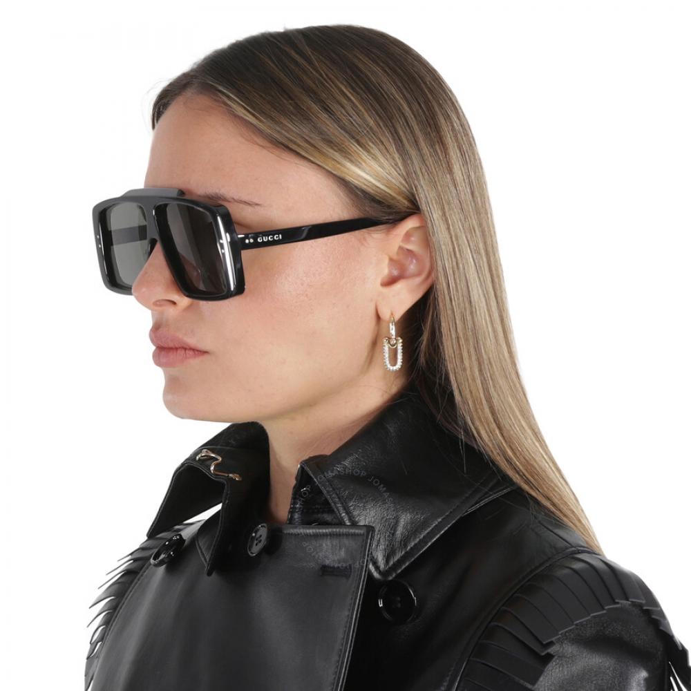 Kúpiť lacno Gucci Grey Shield Unisex Sunglasses GG1369S 001  display picture 1