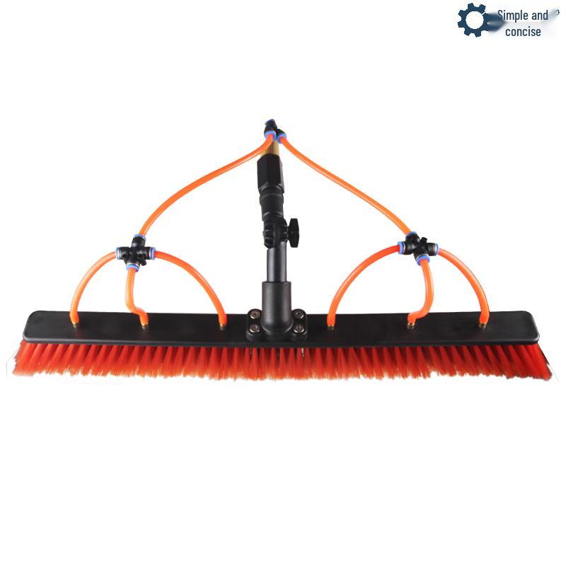 Water-fed Telescopic Solar Panel Cleaning Brush CN plug (adapter included)