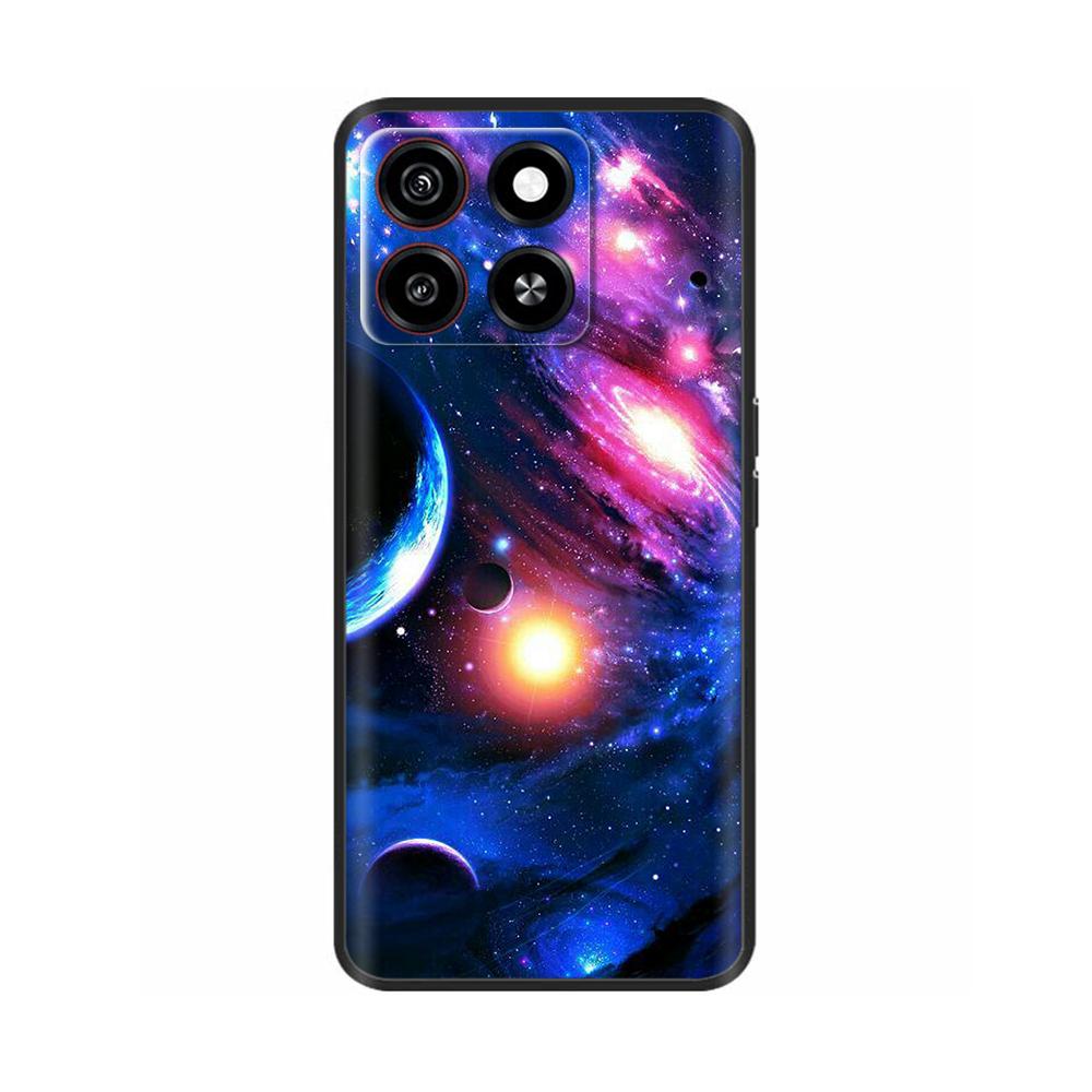 For ZTE Blade A35 Case For ZTE Blade A55 Cover Fashion Flower Slim Soft Silicone Phone Cases for ZTE A35 A 35 Fundas TPU Coque