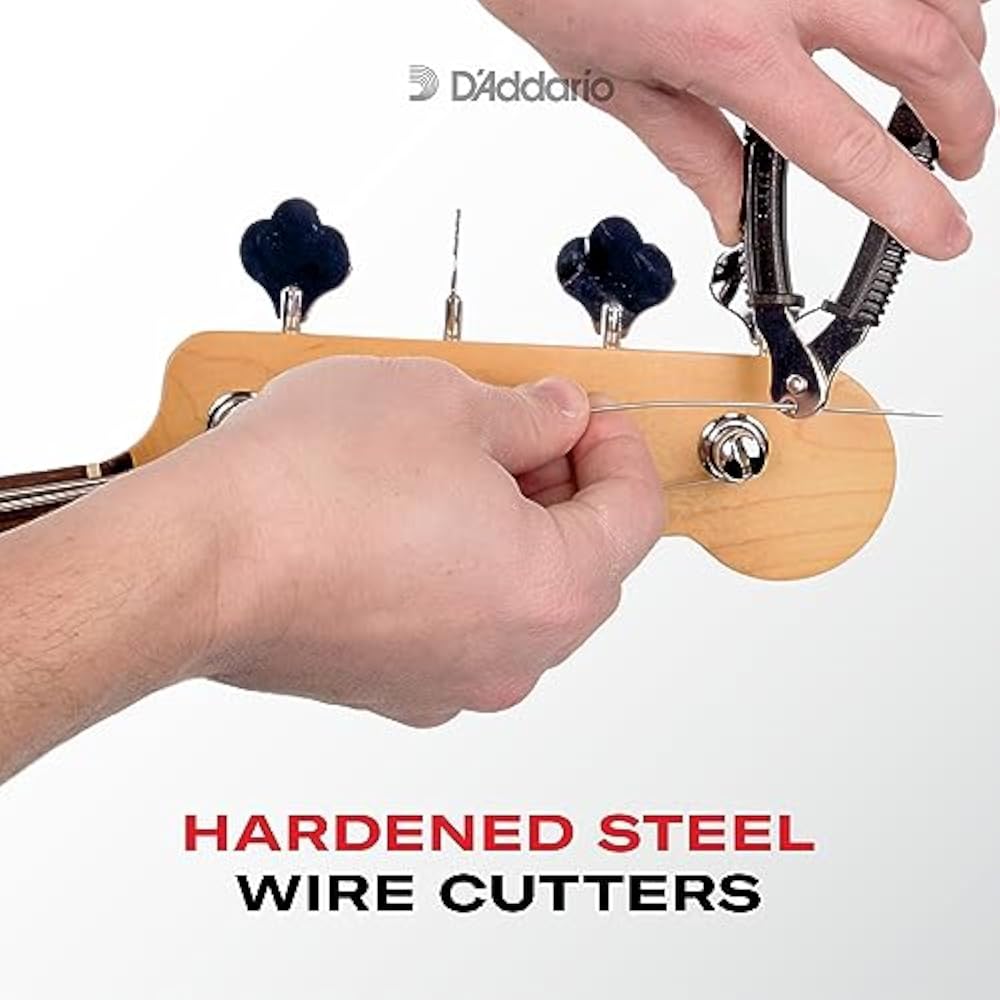 D'Addario String Winder for Bass with Pin Puller/Cutter Function Bass Pro-Winder DP0002B [Authent...