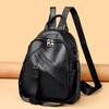 High Capacity Leather Ladies' School Backpack Feminine School Travel Bag Girls' Shoulder Bag Fashionable
