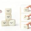Søt melkeboks-kubb klemmeleke Kawaii Myk tofu klemme stressavlastning Fidget-leker Sakte stigende sensorisk leke for bursdagsgave