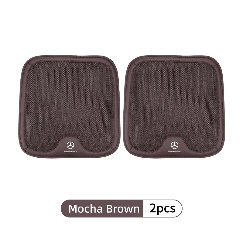 FFYE5 Car Seat Leather Cushion Breathable Non-slip Ice Silk Pad For Mercedes Benz CLK GLC W212 C200 C300 W203 W204 W205 W169 W176 GLC