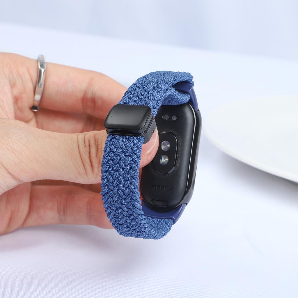 Magnetic Braided strap for Xiaomi Mi Band 10 Accessories breathable nylon Bracelet belt pulseira correas for Xiaomi Mi band 9 8