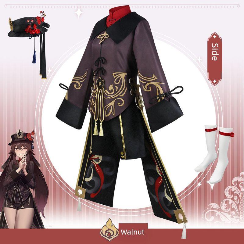 Huto Cos Costume Game Hu Tangzhu Huto Cosplay Costume Full Set Halloween Performance Outfit