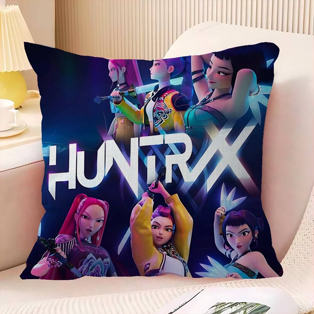 Classic Kpop D-Demon Movie Hunters Pillow Cover Sofa Cushion Cover Home Room Decoration Children Gift