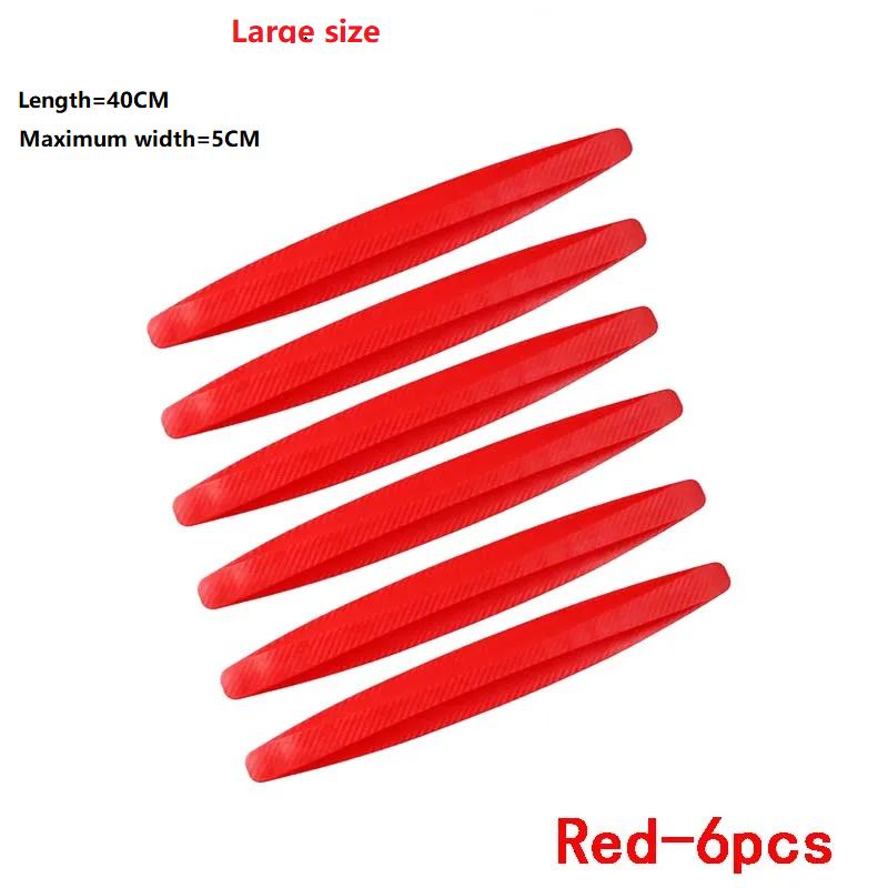 6/4Pcs Anti-collision Car Bumper Protector Large/Small size Strip Guard Corner Protection Strips Scratch Crash Blade Auto Tools
