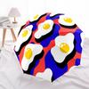 1pc Eggs Automatic Open/close Folding Umbrella, Compact Portable Travel Umbrella, Durable Construction Yy251230172