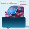 Quick-Install Sunshade for Mobility Scooter or Tricycle - Windshield Cover with Suction Cup, Sun Protection, Free Shipping