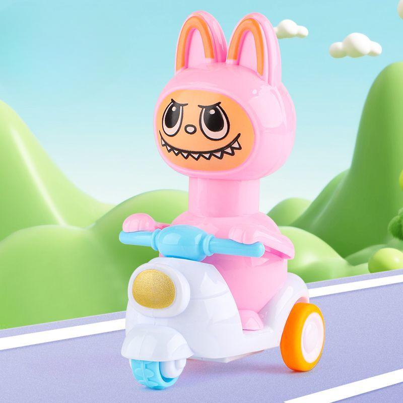 

Милый мультяшный пресс мотоцикл инерционный отскок игрушечная машинка Press motorcycle