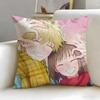 popular anime Skip and Loafer Cushion Cover Soft & Easy-Wash Pillow Case – Versatile for Couch, Bed, Travel and Office