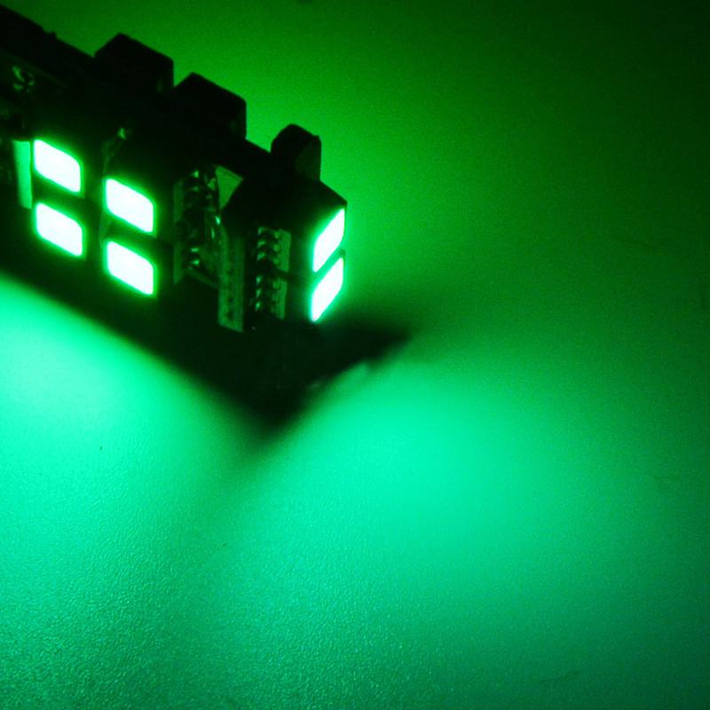 2Pcs Rgb T10 W5W 3535 10Smd For Car Led Marker Lamp Position Light With Remote