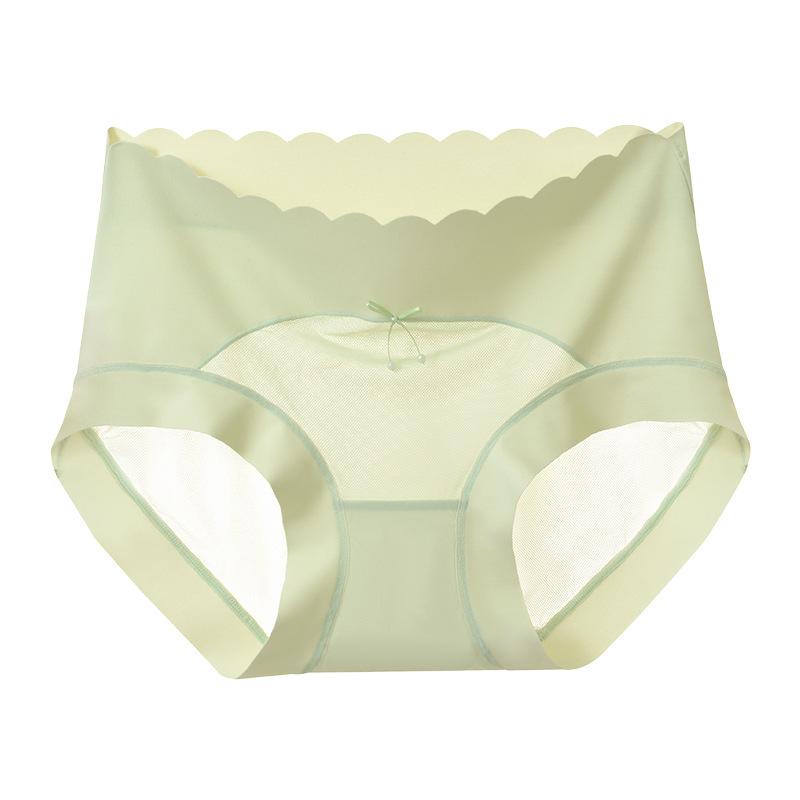 Dámské sexy síťované spodní prádlo kalhotky dámské ledové hedvábí antibakteriální krajkové kalhotky dámské čisté touhy dívčí bezešvé kalhotky dámské