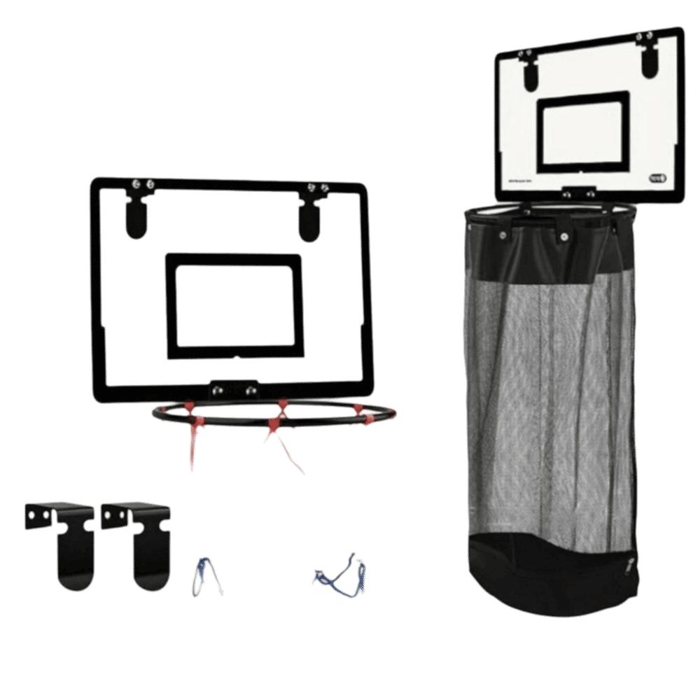 No Drilling Required Basketball Hoop Laundry Basket Bathroom Shower Area