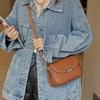 Small Square Bag New Style Shoulder Straps High Quality Textured Cowhide Leather Crossbody Bag for Women's Commuting Shoulder Bag