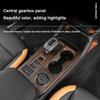 Holzmaserung Innenraum-Überzugsabdeckungen für Ford Ranger Wildtrak T9 2023 2024 Armaturenbrett-Verkleidung Lüftungsdüse Mittelkonsole Schalthebel-Panel-Abdeckung