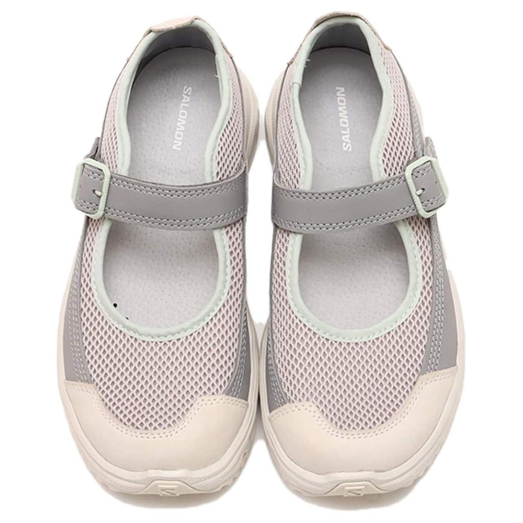 Salomon Rx Marie-Jeanne Comfortable Versatile Thick Sole Mary Jane Shoes Women Shoes Gray 477504