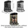 Foldable Design Insect Shield Net Compact Size Mesh Tent Breathable Chair Use Mosquito Net  Fishing